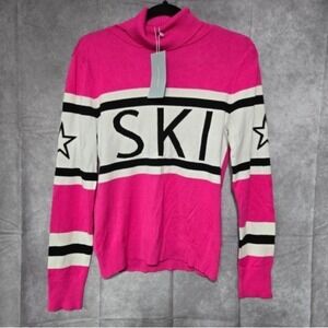 Antonio Melani Women's Ski Ribbed Turtleneck Long Sleeve Sweater Sz M - NWT